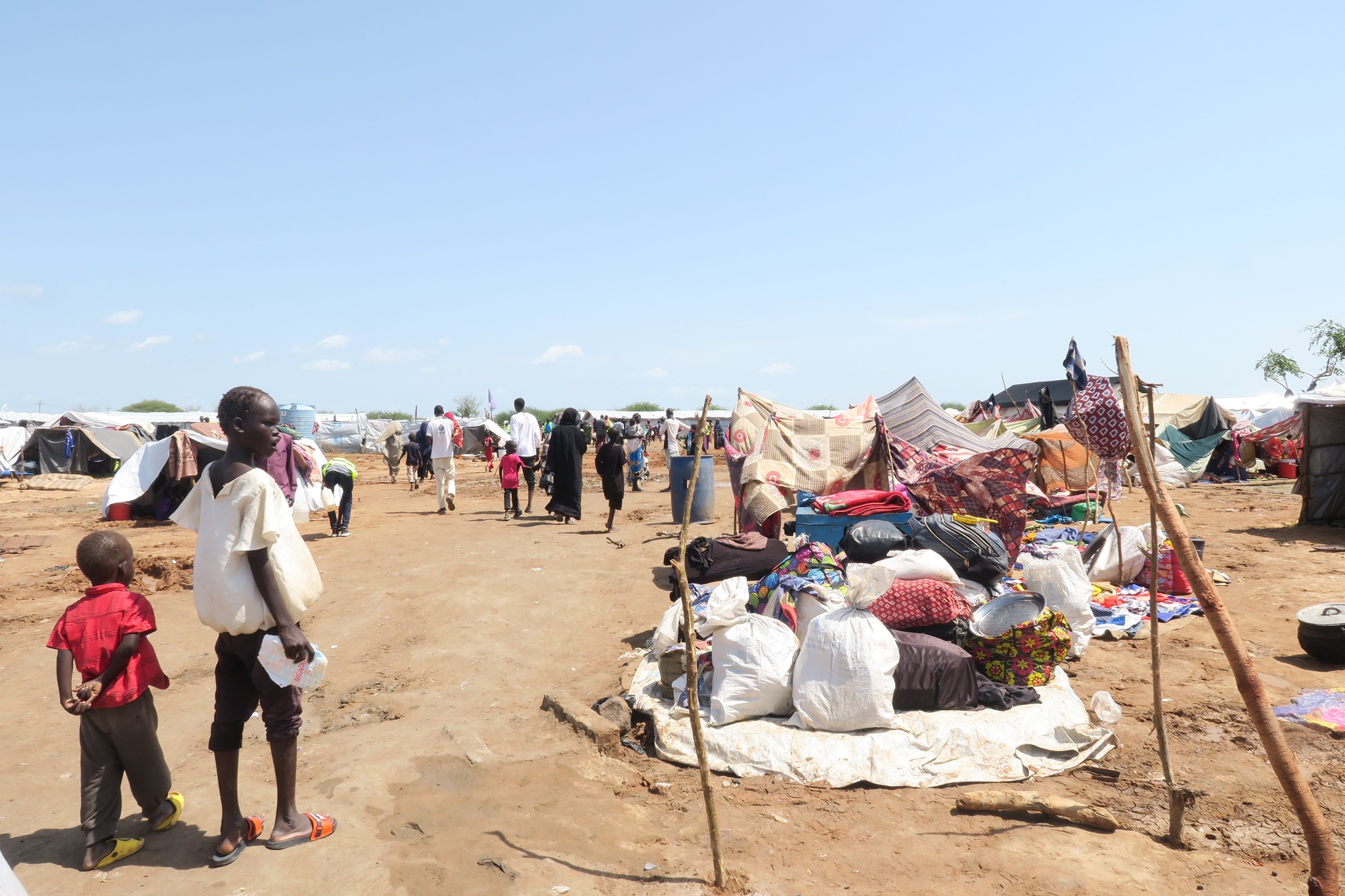 Continued Displacement Southwards Escaping War in Sudan