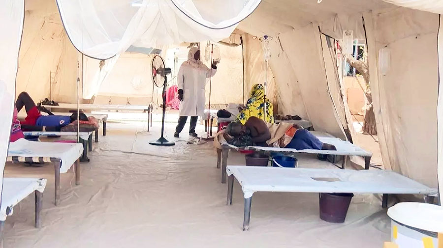 100,000 cholera cases reported in Sudan in 1 year