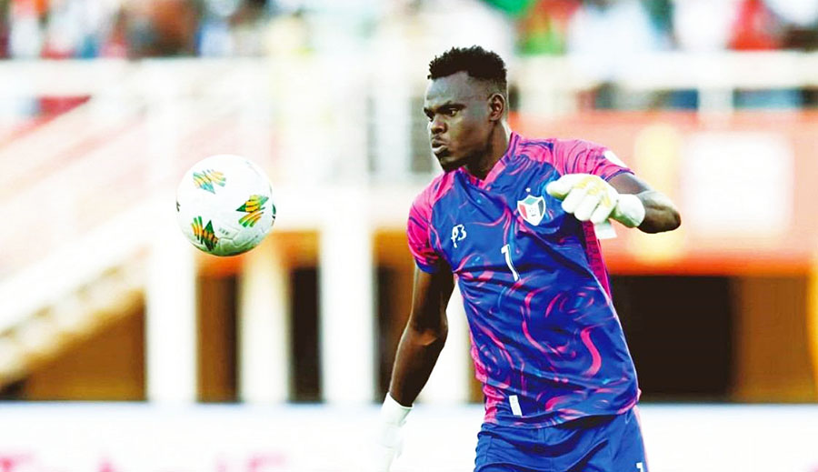 Sudan National Team Goalkeeper Prays for Peace