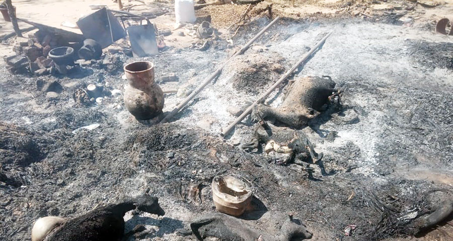 حريق ضخم يدمّر أكثر من ألف منزل في مخيم كلمة بدارفور